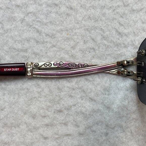 Brighton Hand Made Stardust Eyeglasses Metal Studded 54-19 - Picture 11 of 15